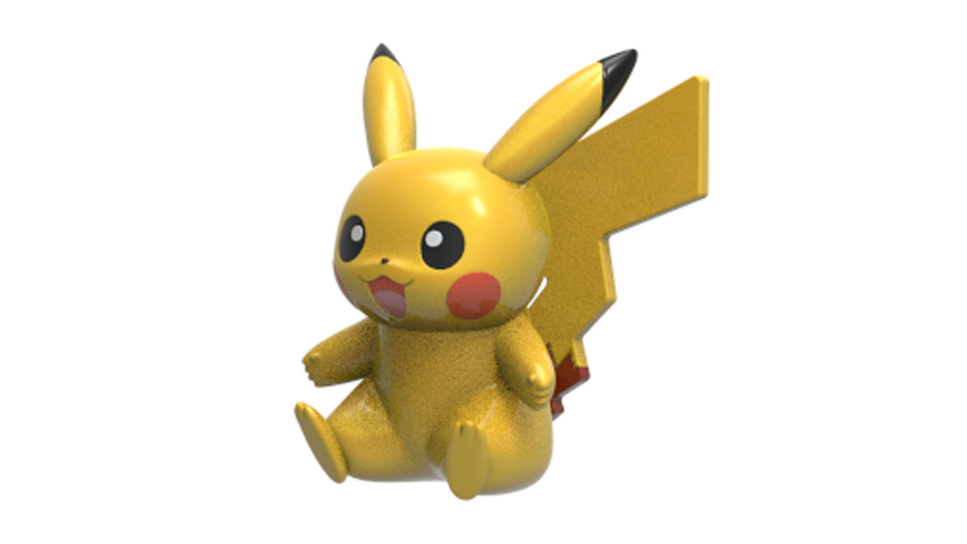 pikachu figurine 3D print model_2