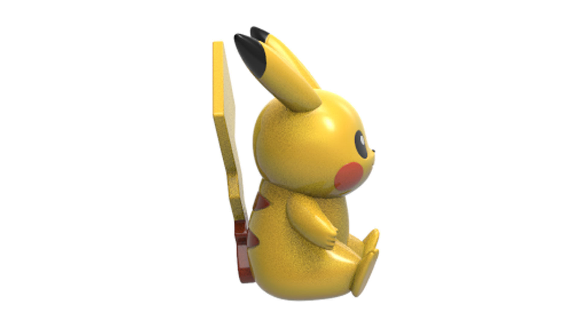 pikachu figurine 3D print model_8