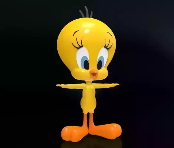tweety bird 3D print model