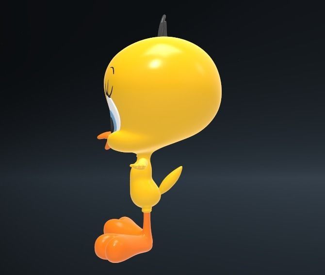tweety bird 3D print model_6