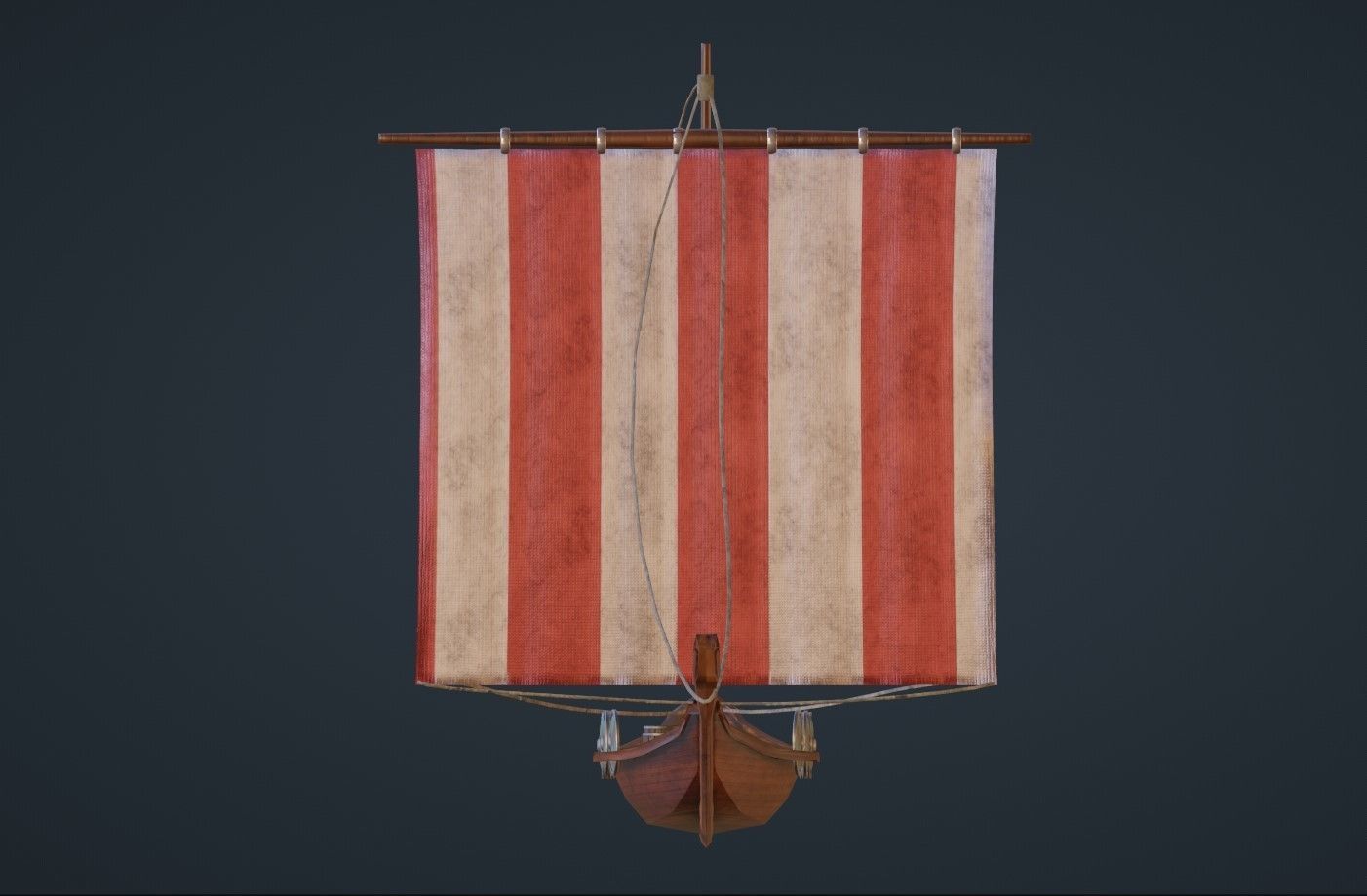  viking ship - Viking boat - blender 3D model_21