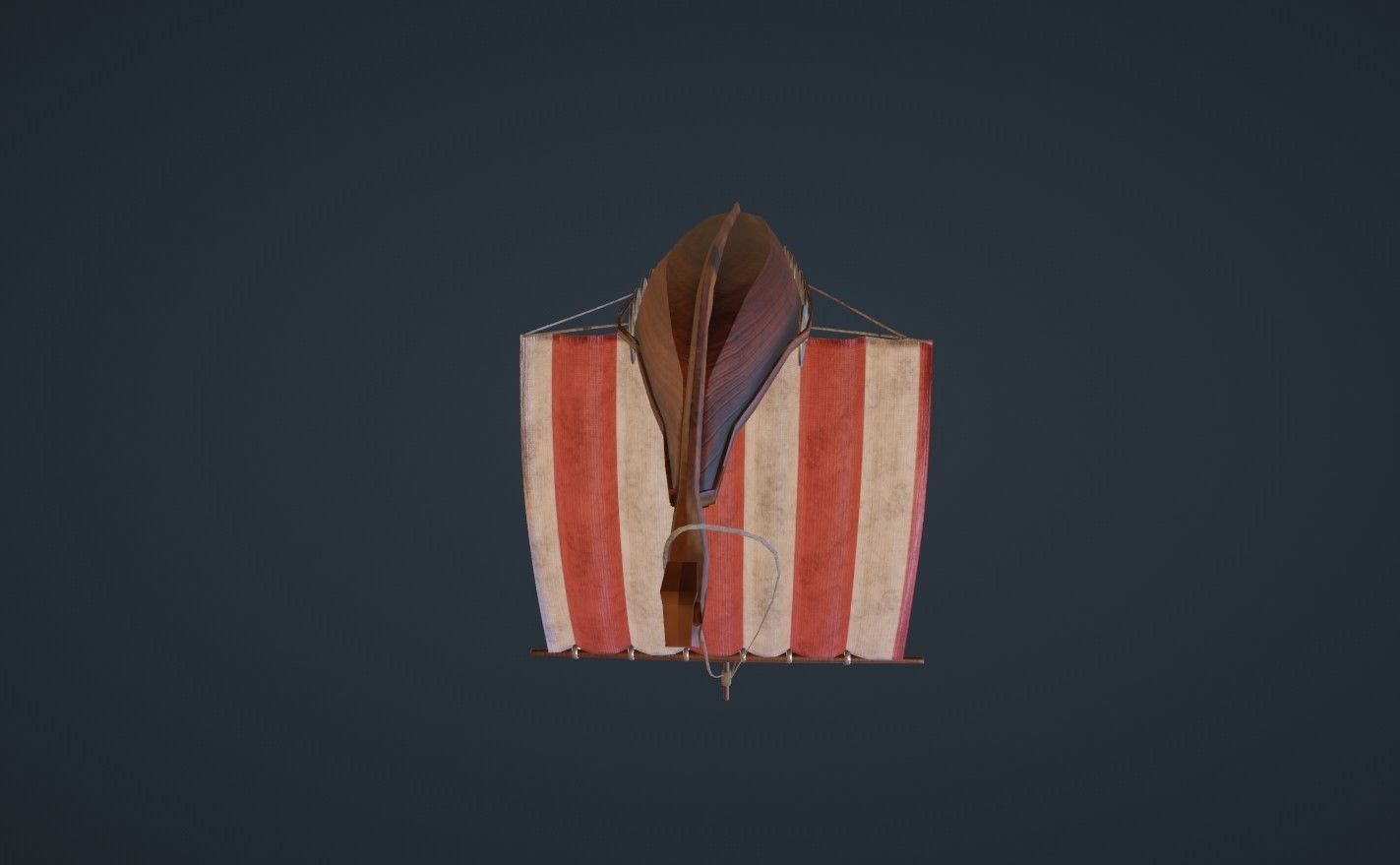  viking ship - Viking boat - blender 3D model_16