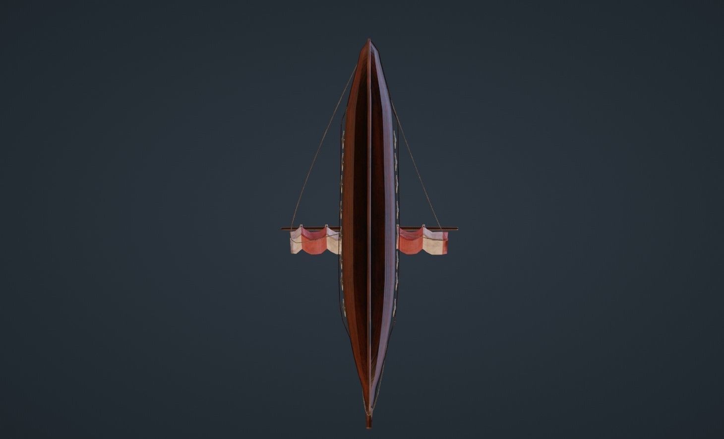  viking ship - Viking boat - blender 3D model_17