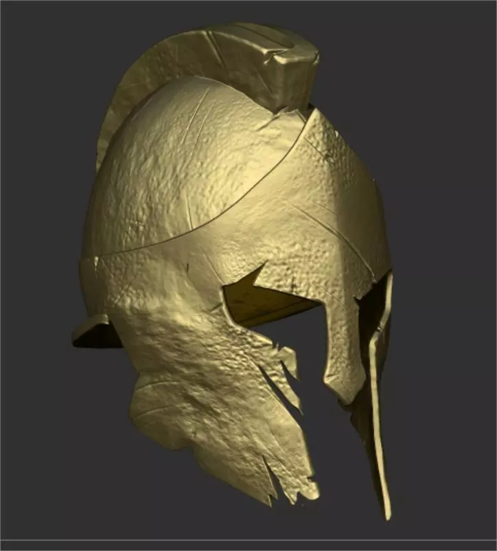 medieval helmet 3D print model