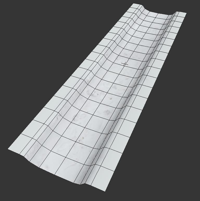 Ultra realistic Snow trail 3D model_3