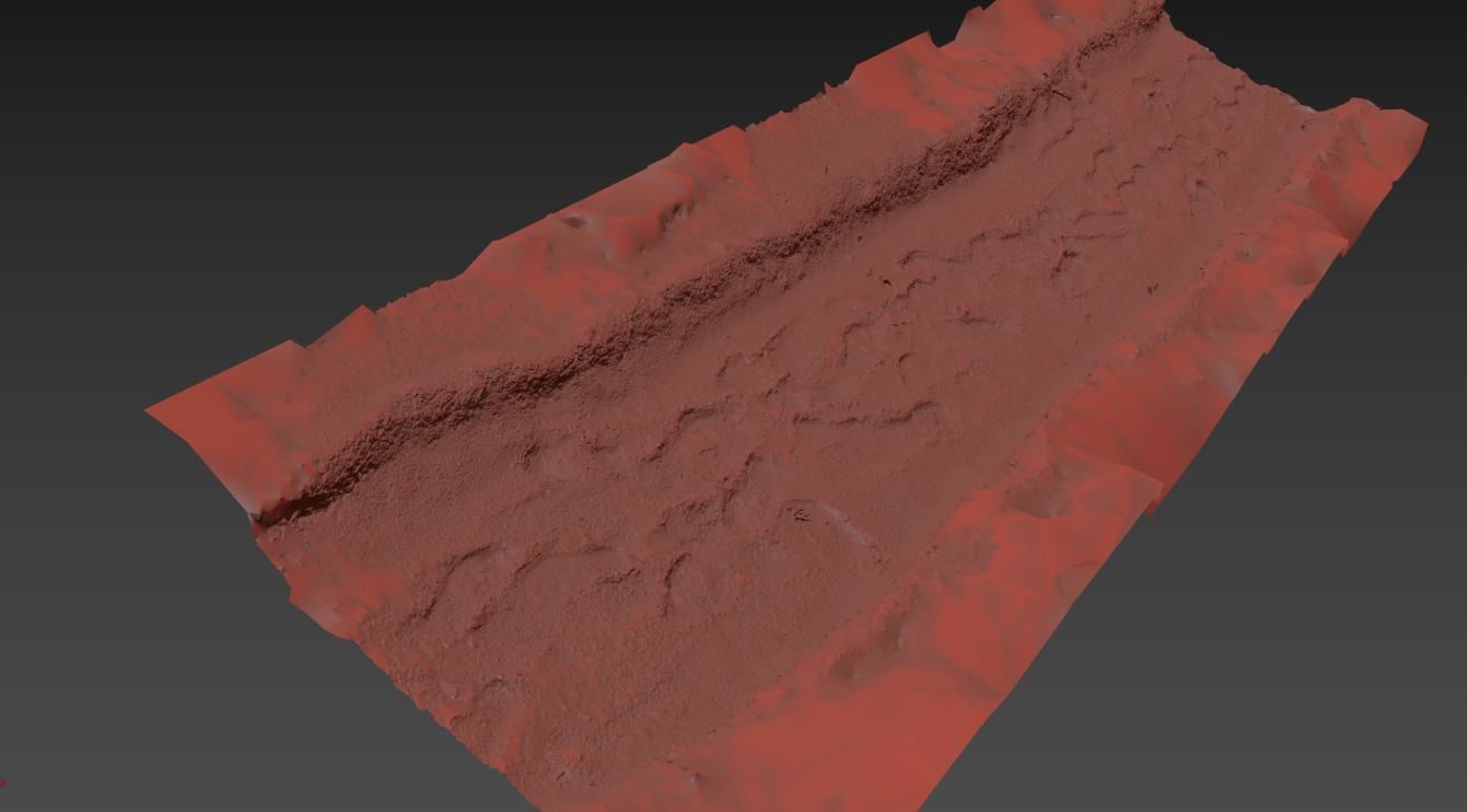 Ultra realistic Snow trail 3D model_6