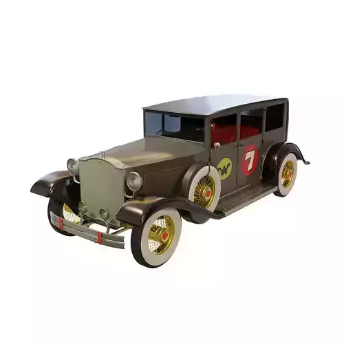 Race Car 07 Bulletproof Bomb Low-poly 3D model