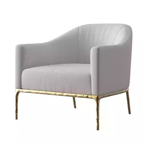 RH THADDEUS BARRELBACK SLOPE ARM CHAIR