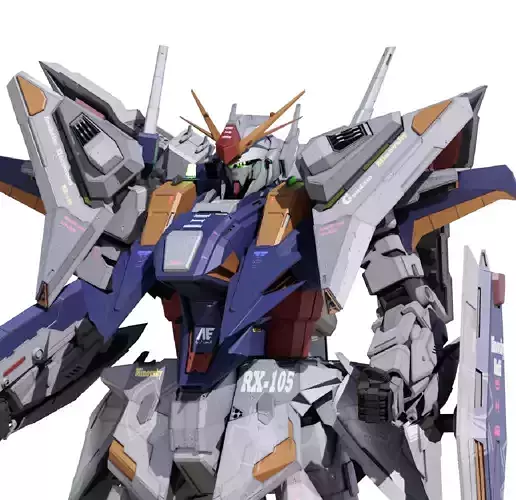 RX - 105 Gundam 3D model
