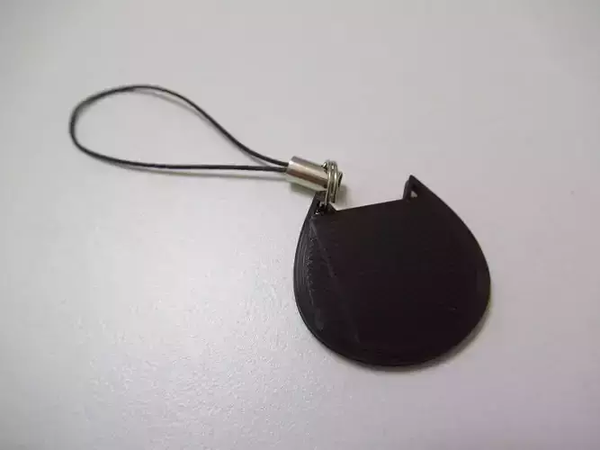 Cat face key ring