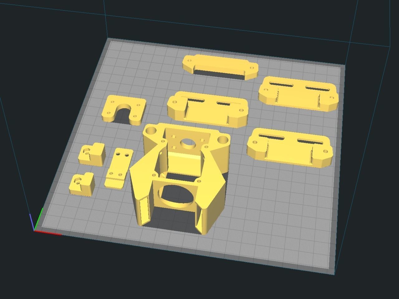 SFEvo E3Dv5 cooling system for i3mega and other printers 3D print model_13
