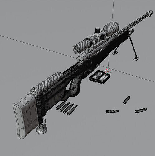 AWM Sniper 3D model