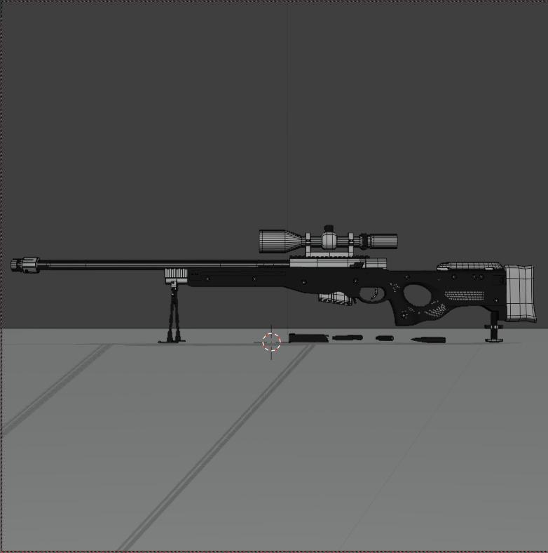 AWM Sniper 3D model_3