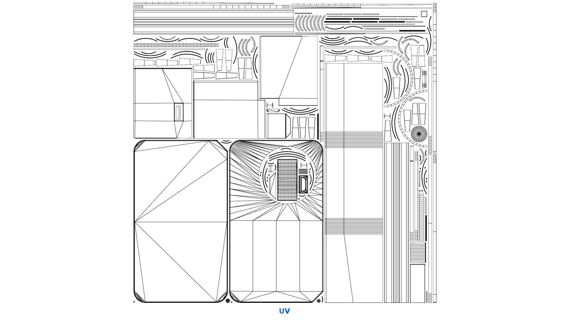 Building 4B Low-poly 3D model_18