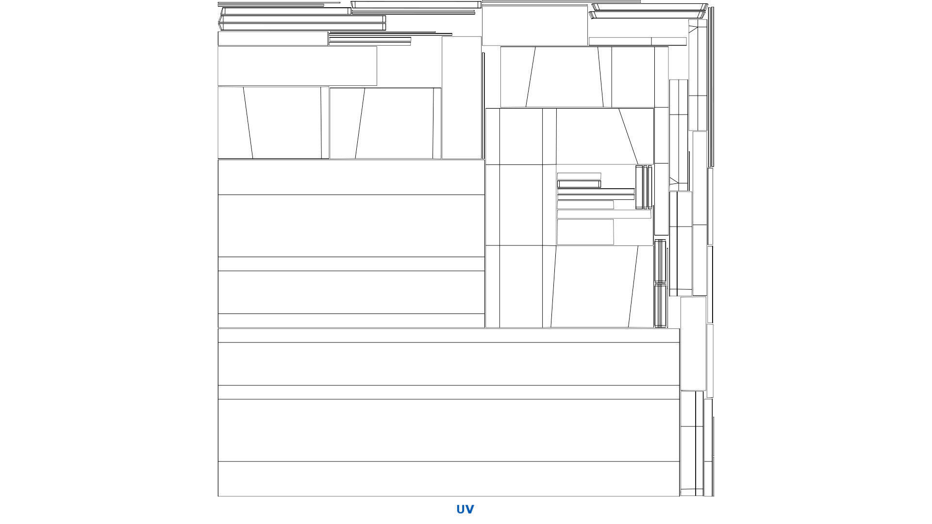 Building 4B Low-poly 3D model_14