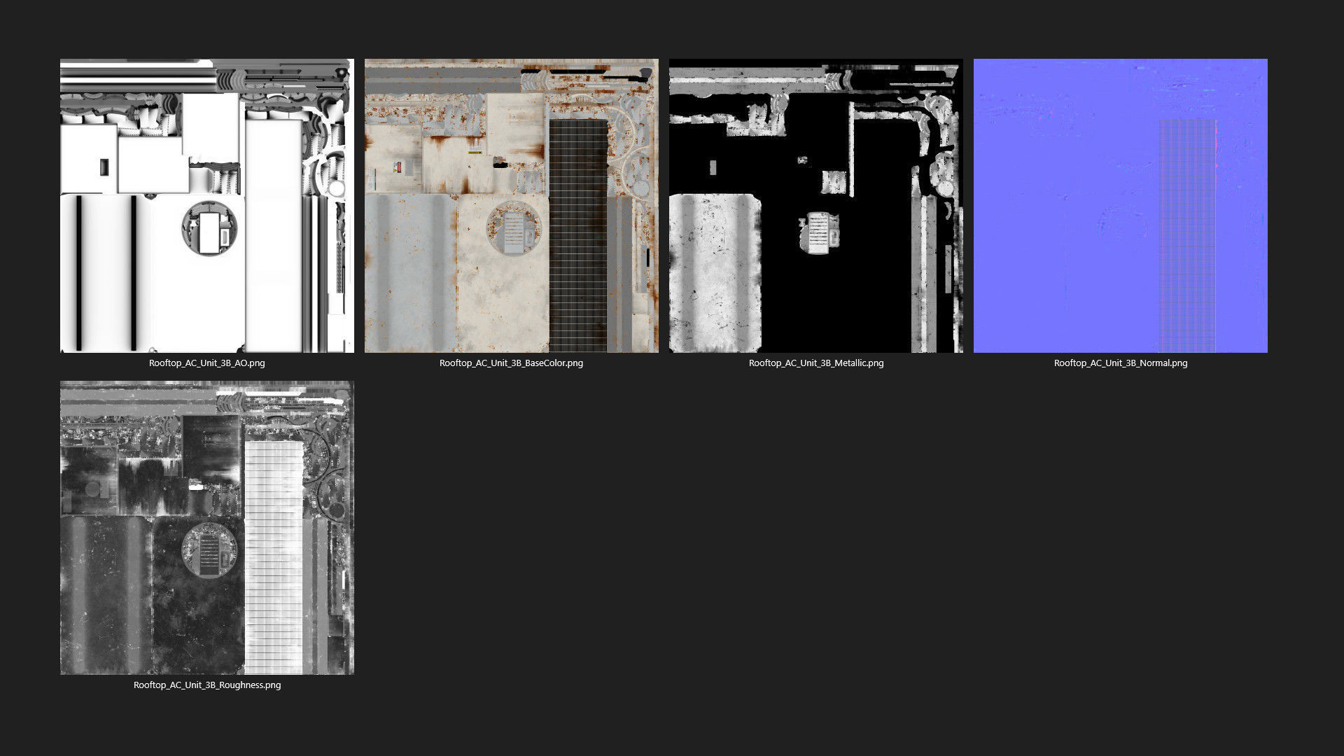 Building 4B Low-poly 3D model_19