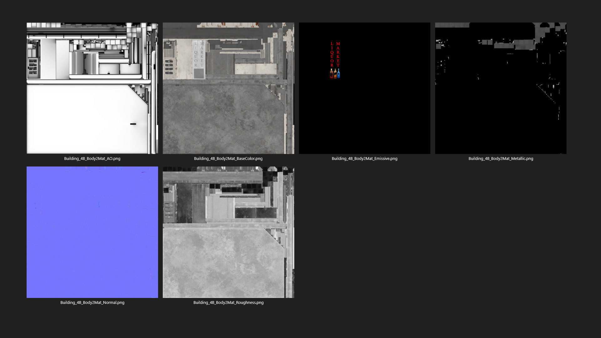 Building 4B Low-poly 3D model_17