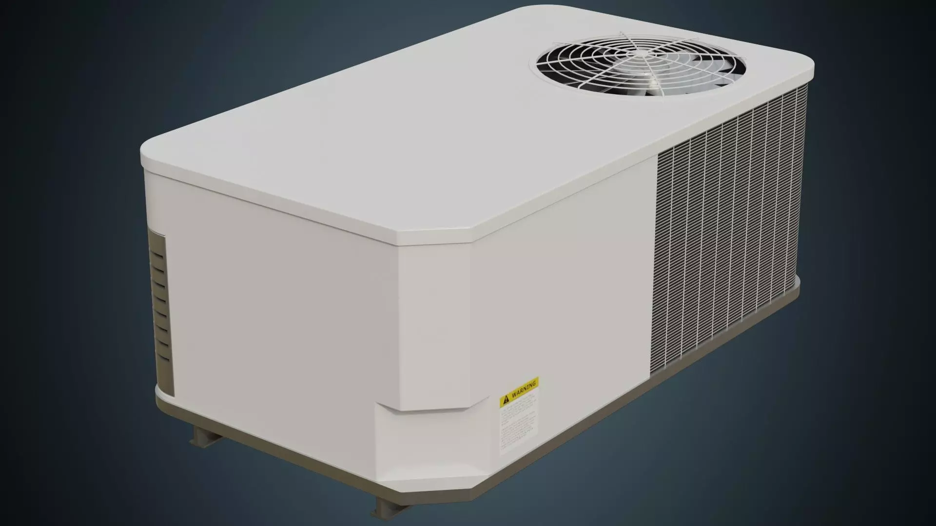 Rooftop AC Unit 3A Low-poly 3D model_0