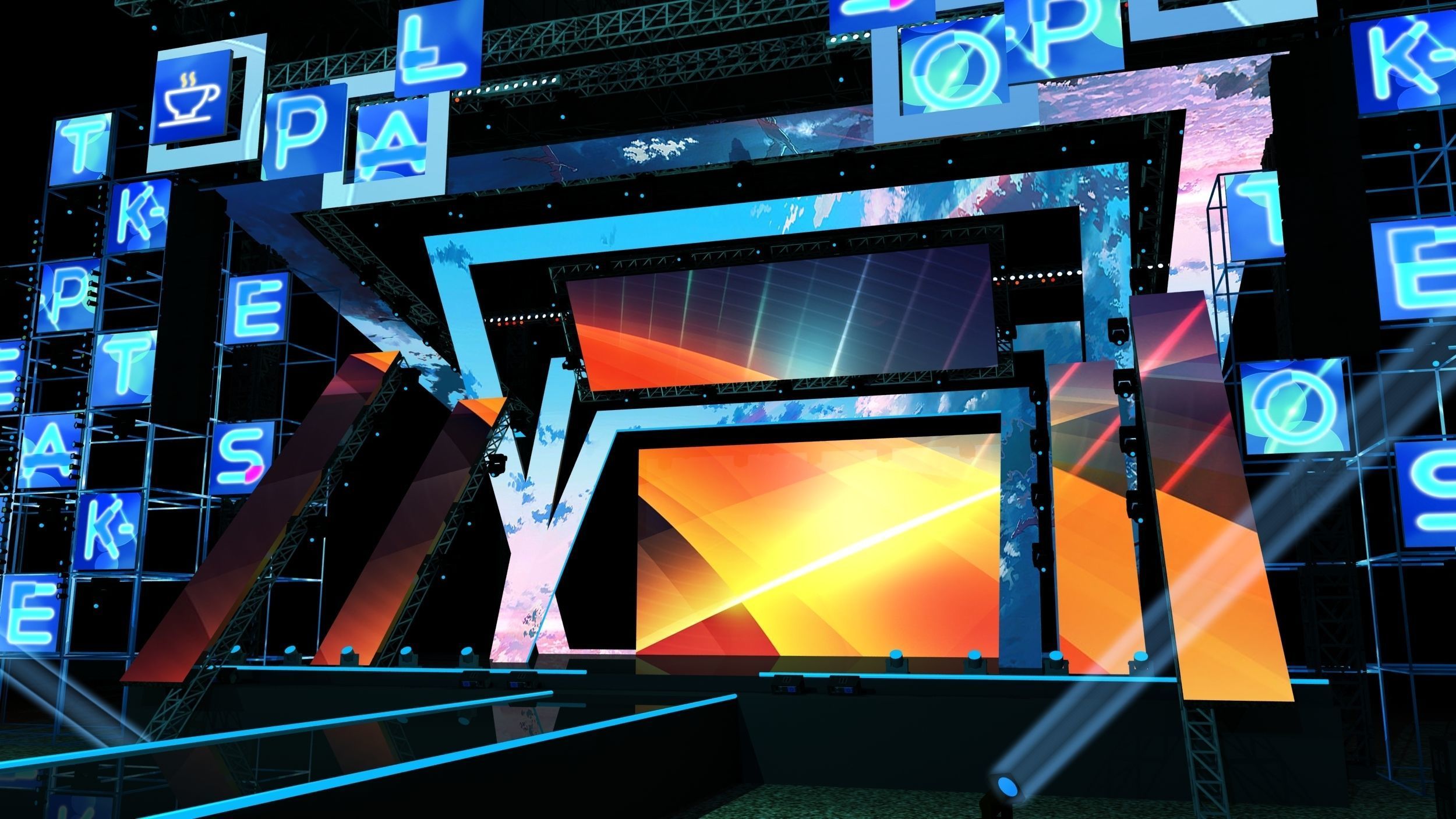 Concert Stage-Design 20210120B 3D model_5