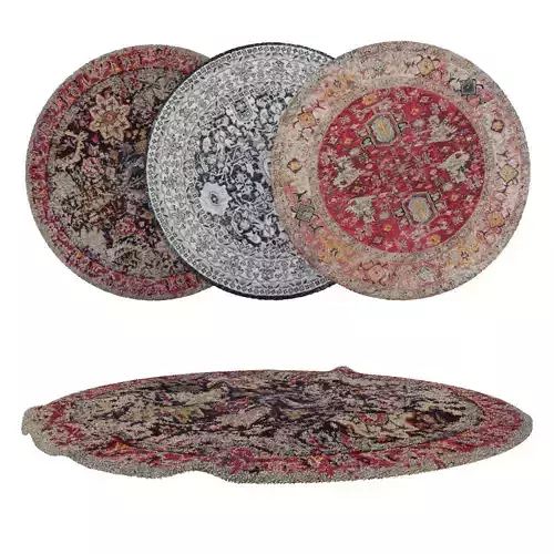 Round Rug Set 250