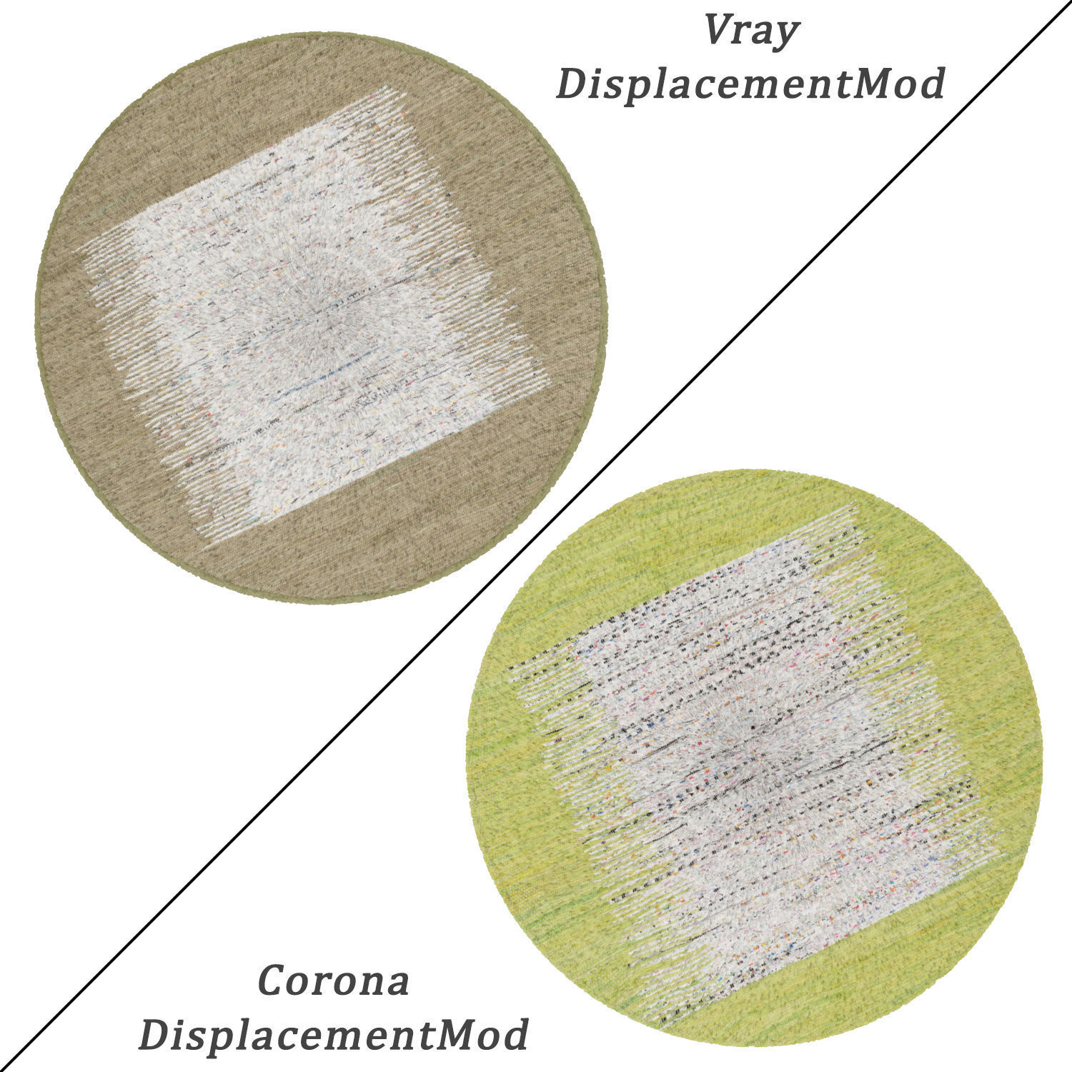 Round Rug Set 251 3D model_1