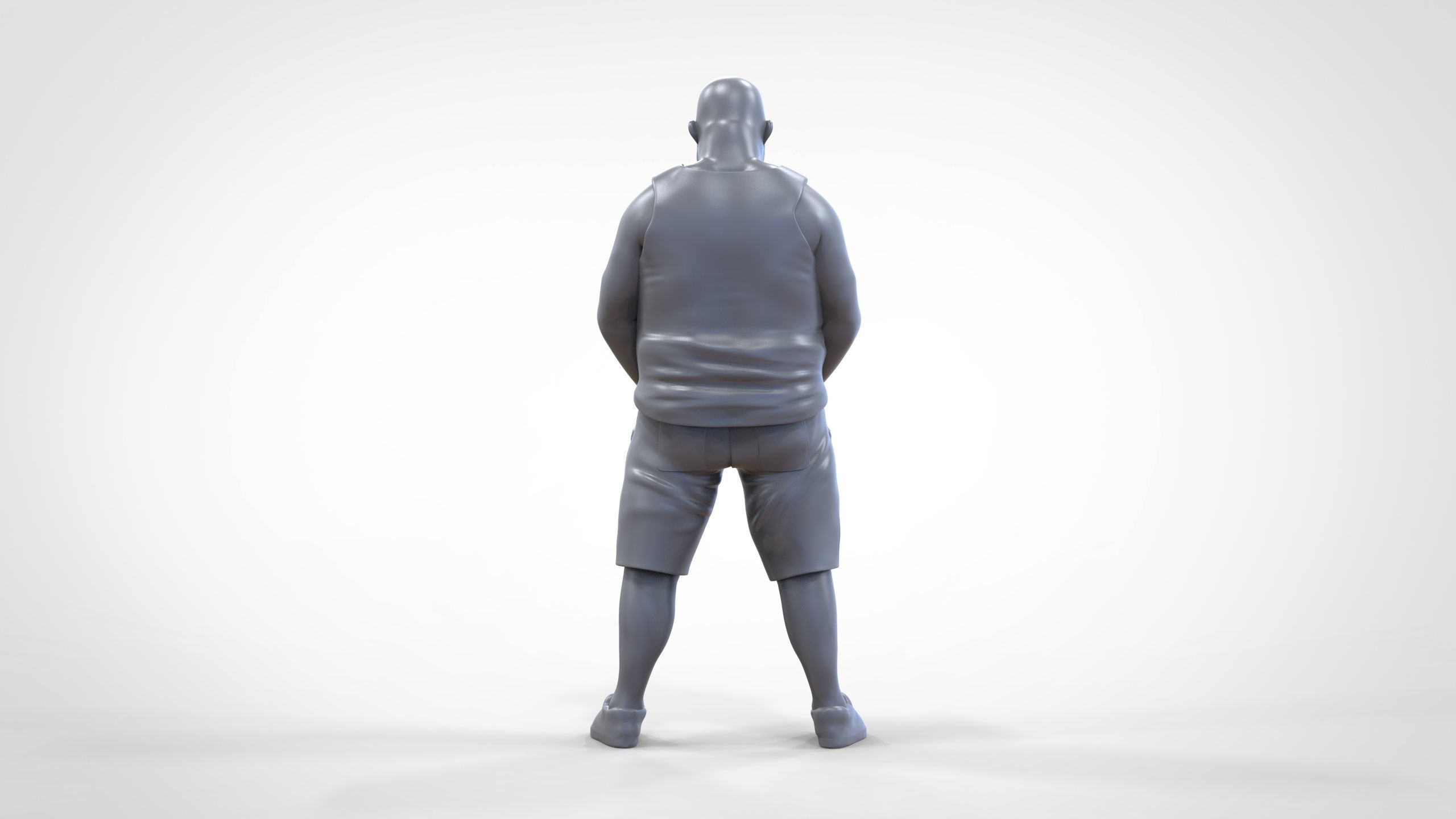 Man Peeing Urinating after drinking beer 3D print model_25