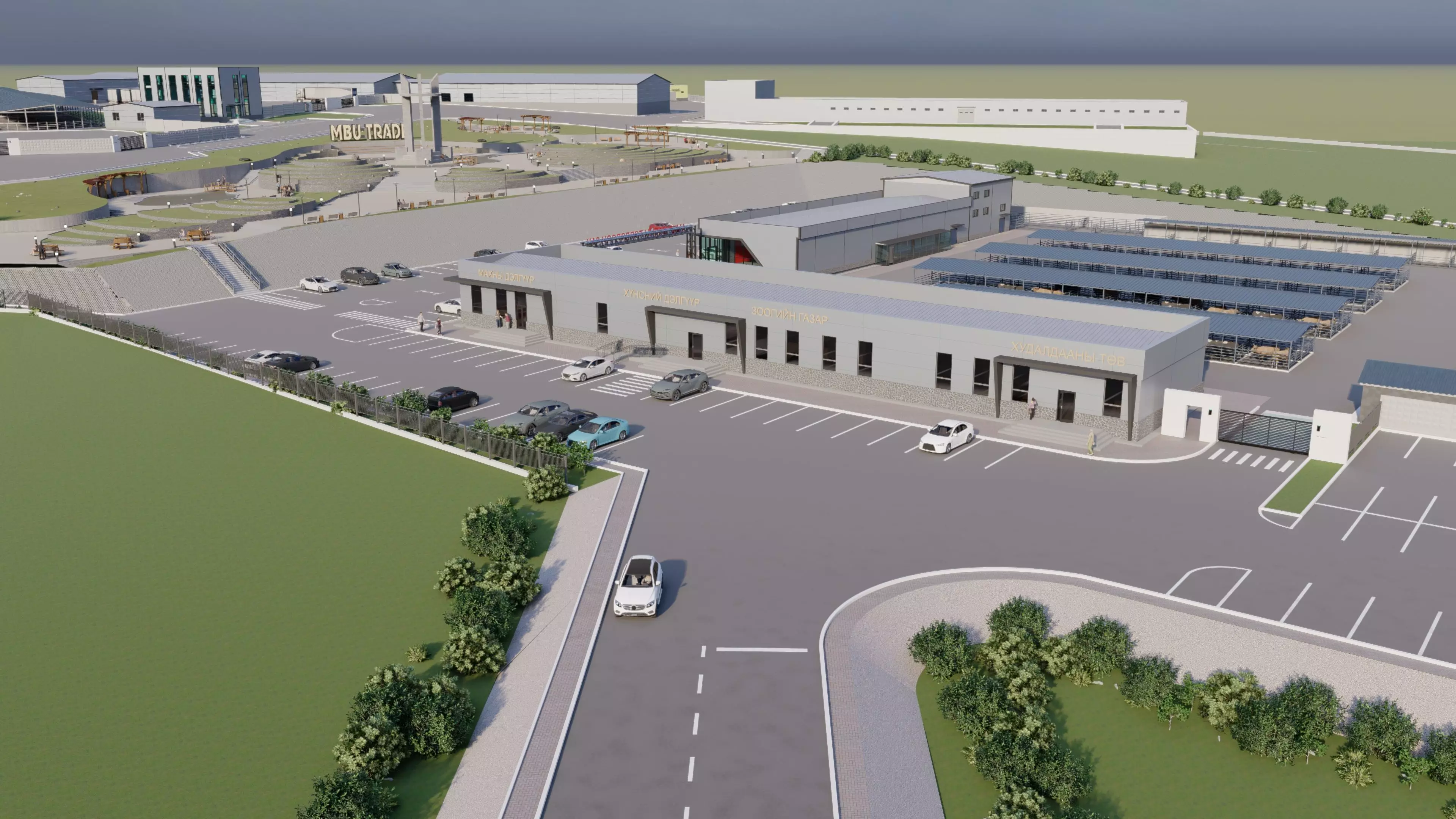 factory master plan  3D model_0