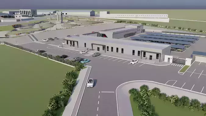 factory master plan  3D model