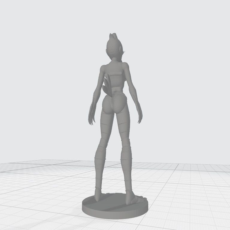 regular show margaret bikini 3D print model_10