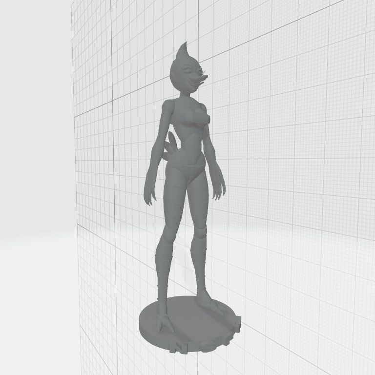 regular show margaret bikini 3D print model_8