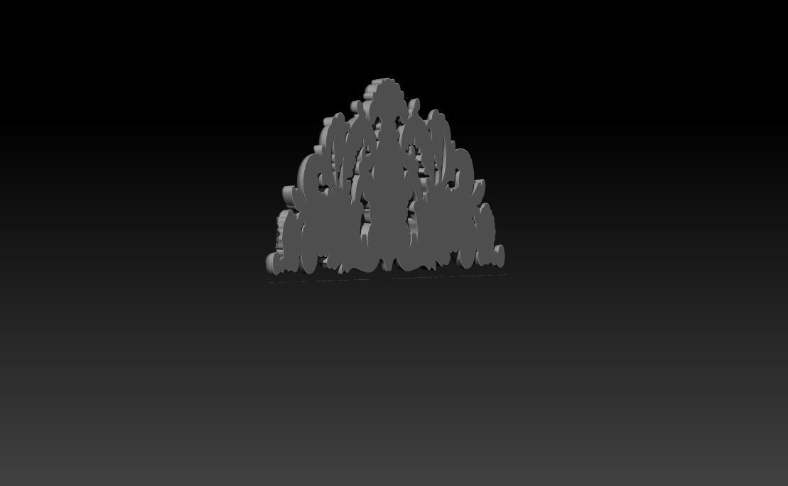 Baroque ornaments model 3D print model_13