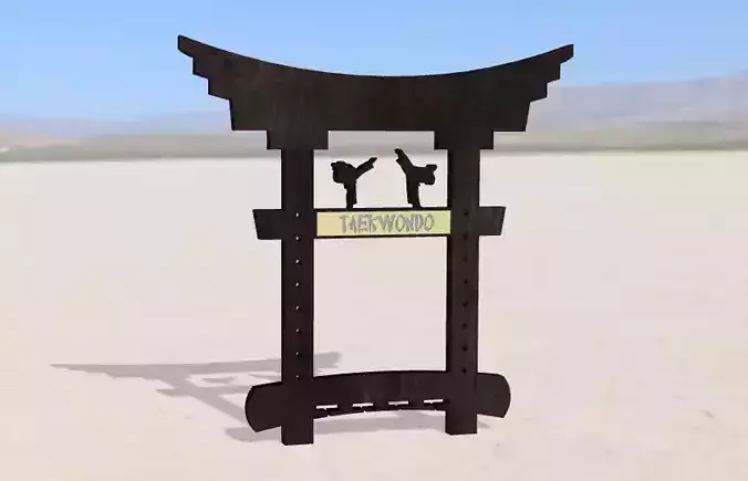 Martial Arts Belt Display Holder