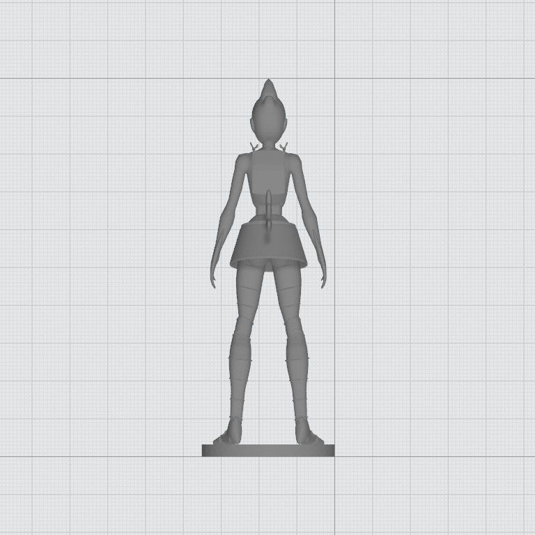 regular show margaret fist pump 3D print model_8