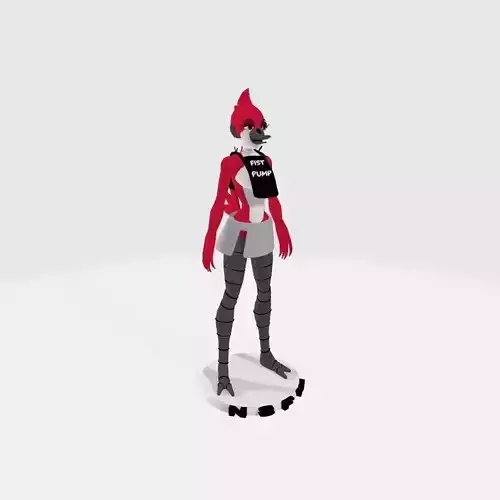 regular show margaret fist pump 3D print model