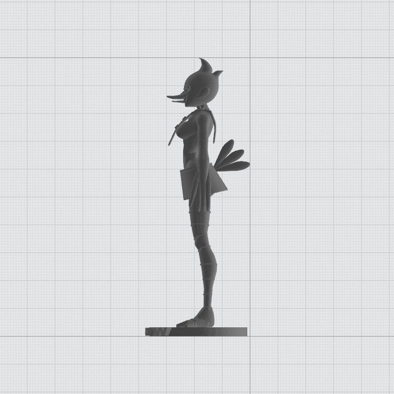 regular show margaret fist pump 3D print model_7