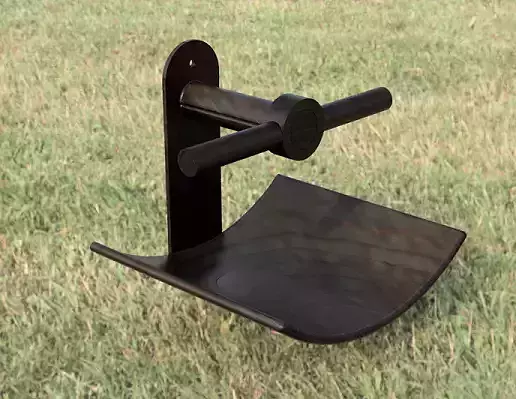 Bird Perch with droppings guard 3D print model