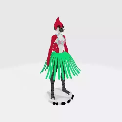 regular show margaret beach 3D print model