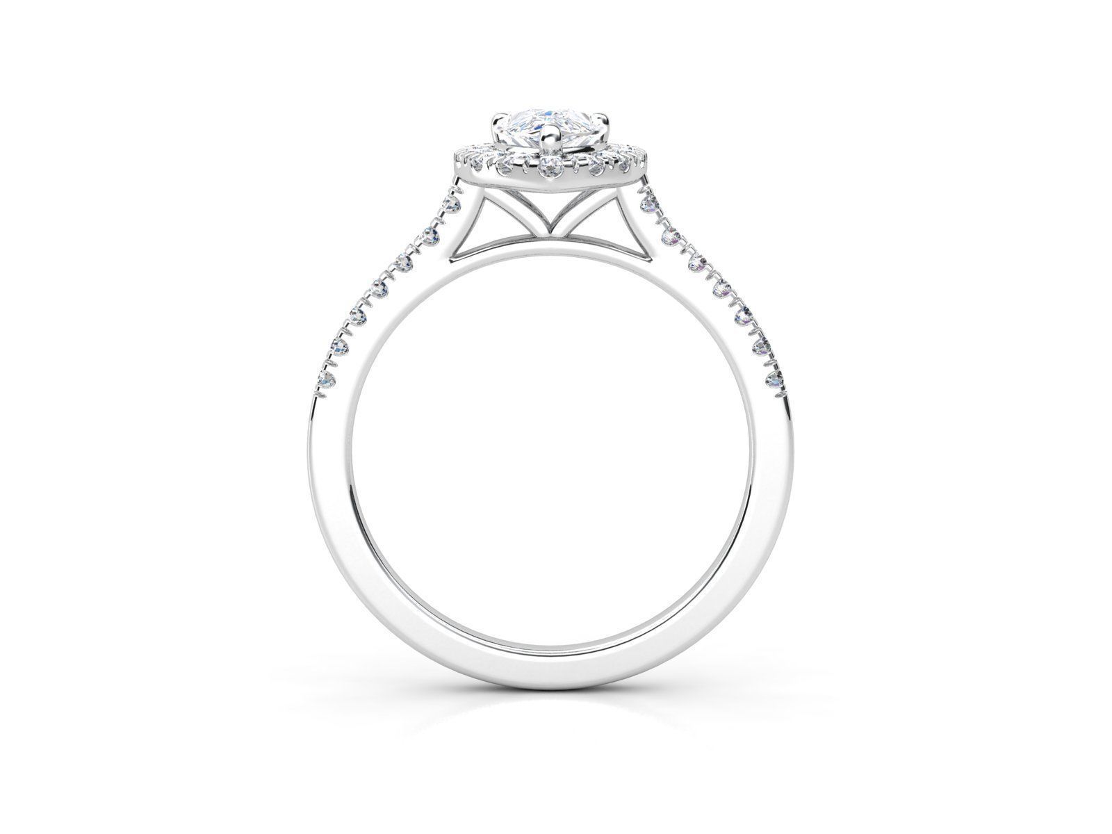 ZDR023 engagement ring with pear shaped diamonds 3D print model_3