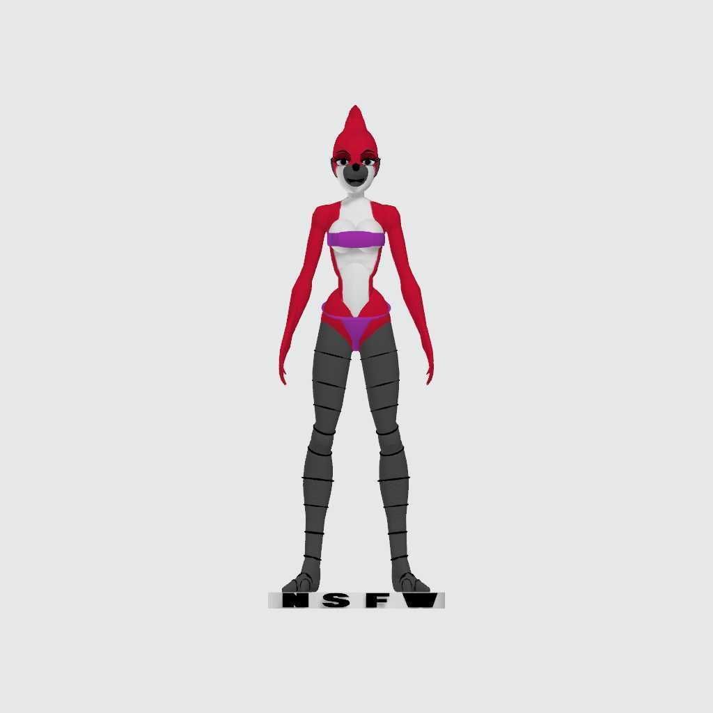 regular show margaret bikini 3D print model_1