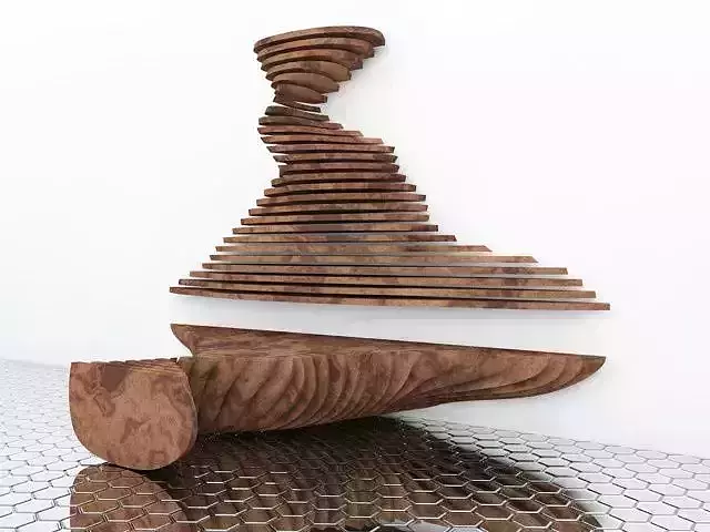 Modern table and wall panel