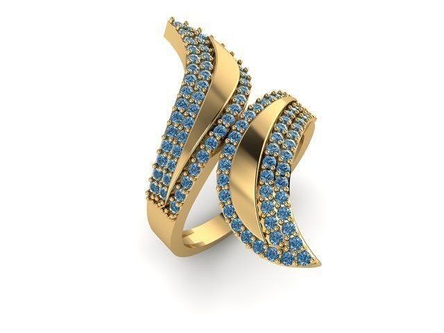 Diamond ring Free 3D print model