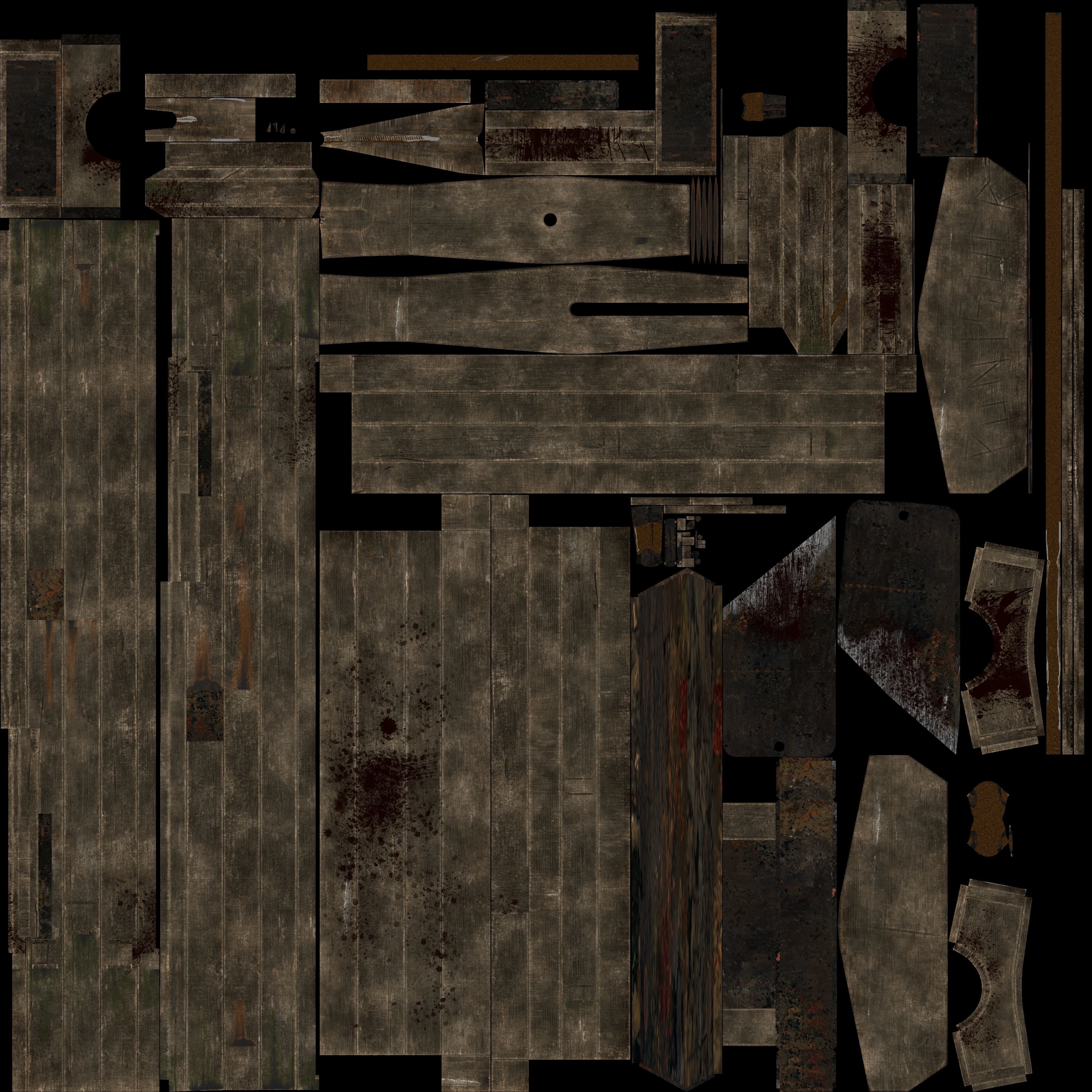 Guillotine Free low-poly 3D model_4