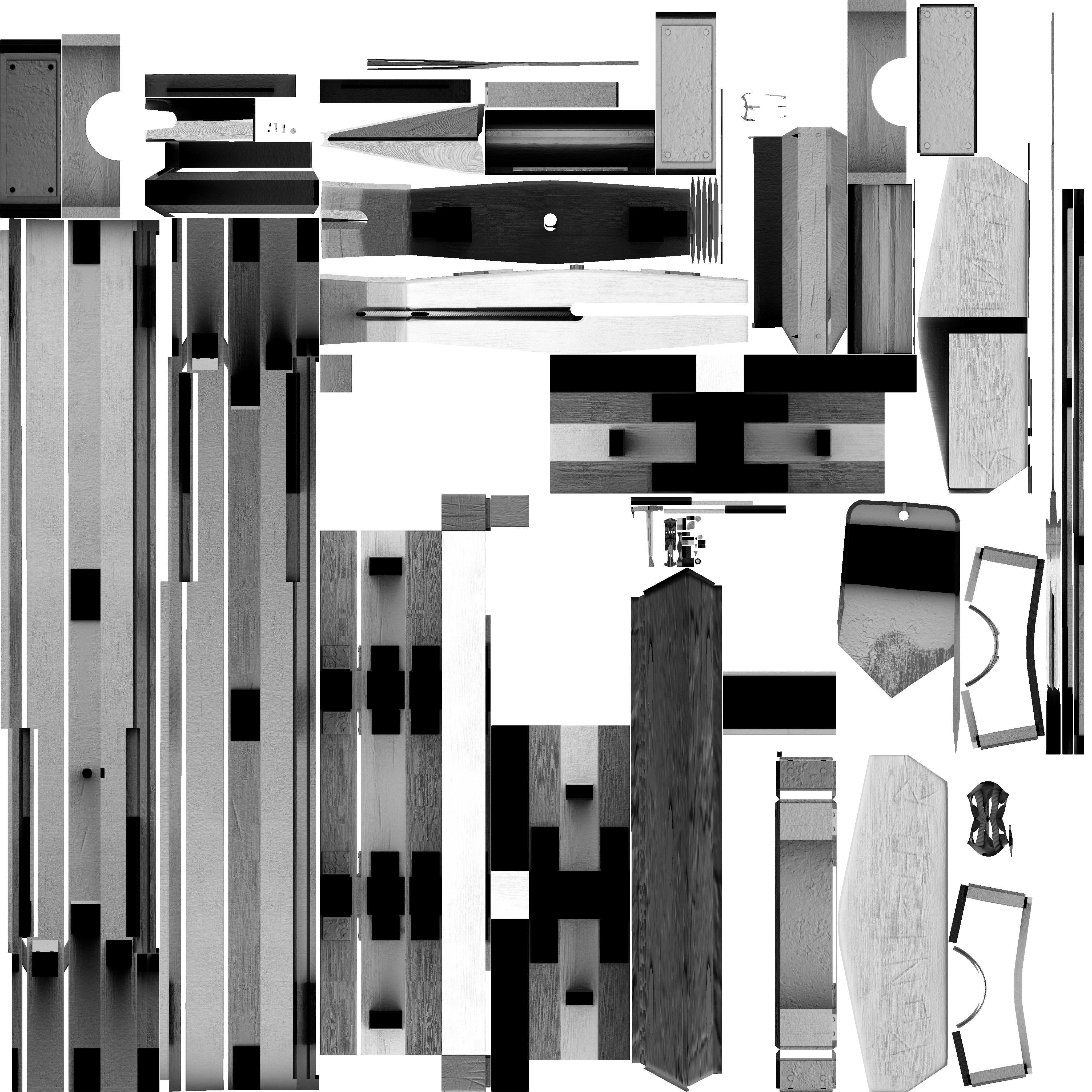 Guillotine Free low-poly 3D model_6