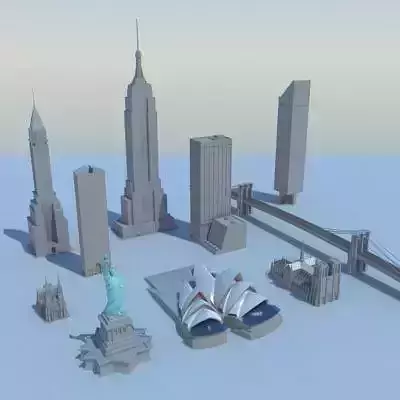 Landmark Collection 01 3D model
