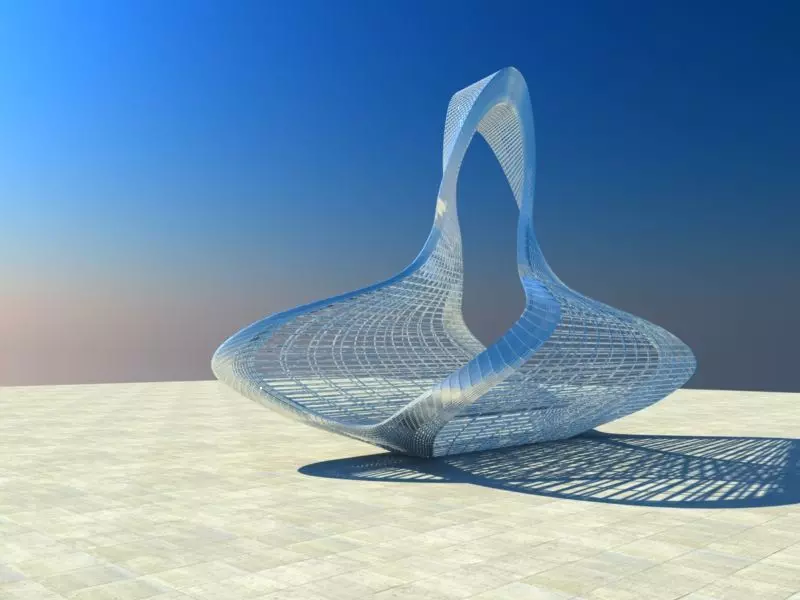 Modern Sculpture 3D model_0