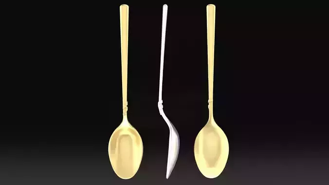 Spoon for tea 3D print model