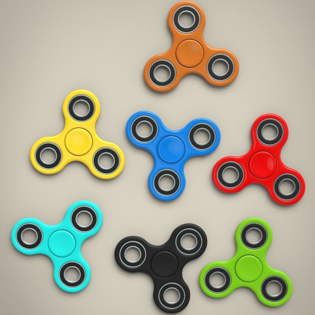 Fidget Spinner 3D model_3