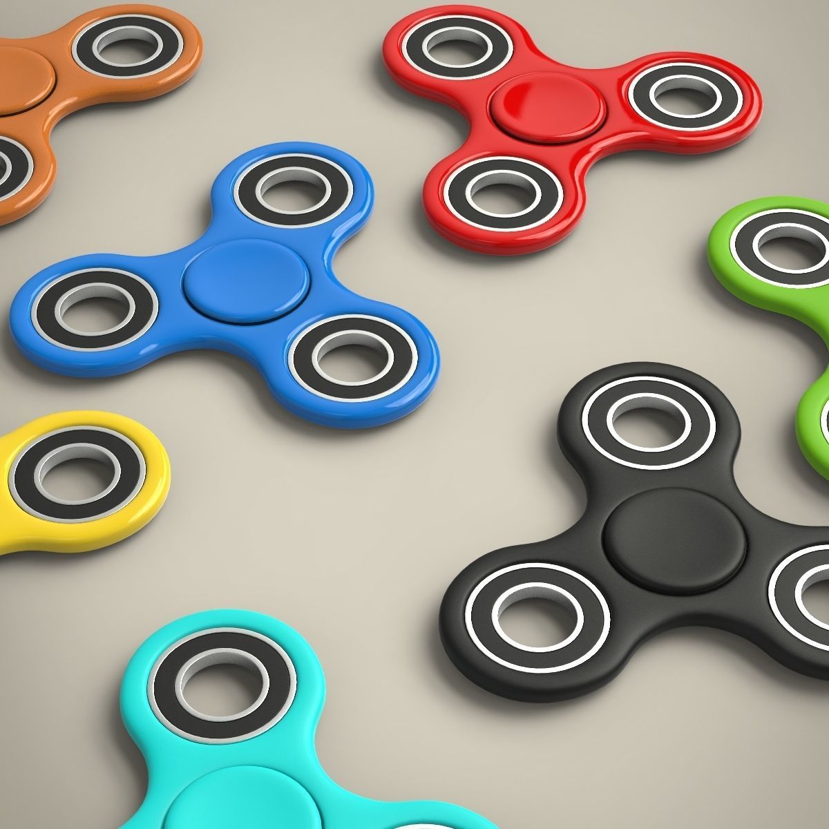 Fidget Spinner 3D model_2