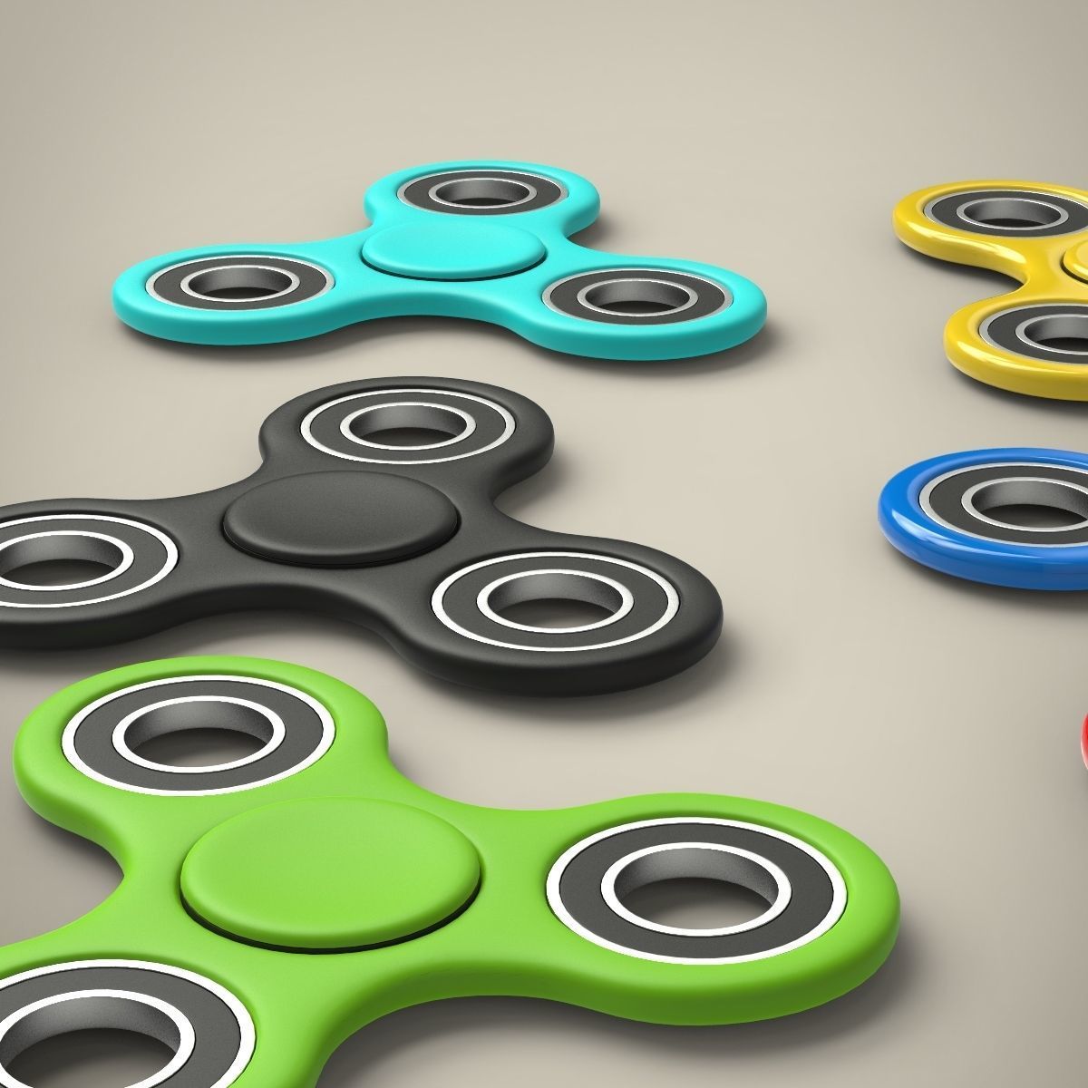 Fidget Spinner 3D model_4