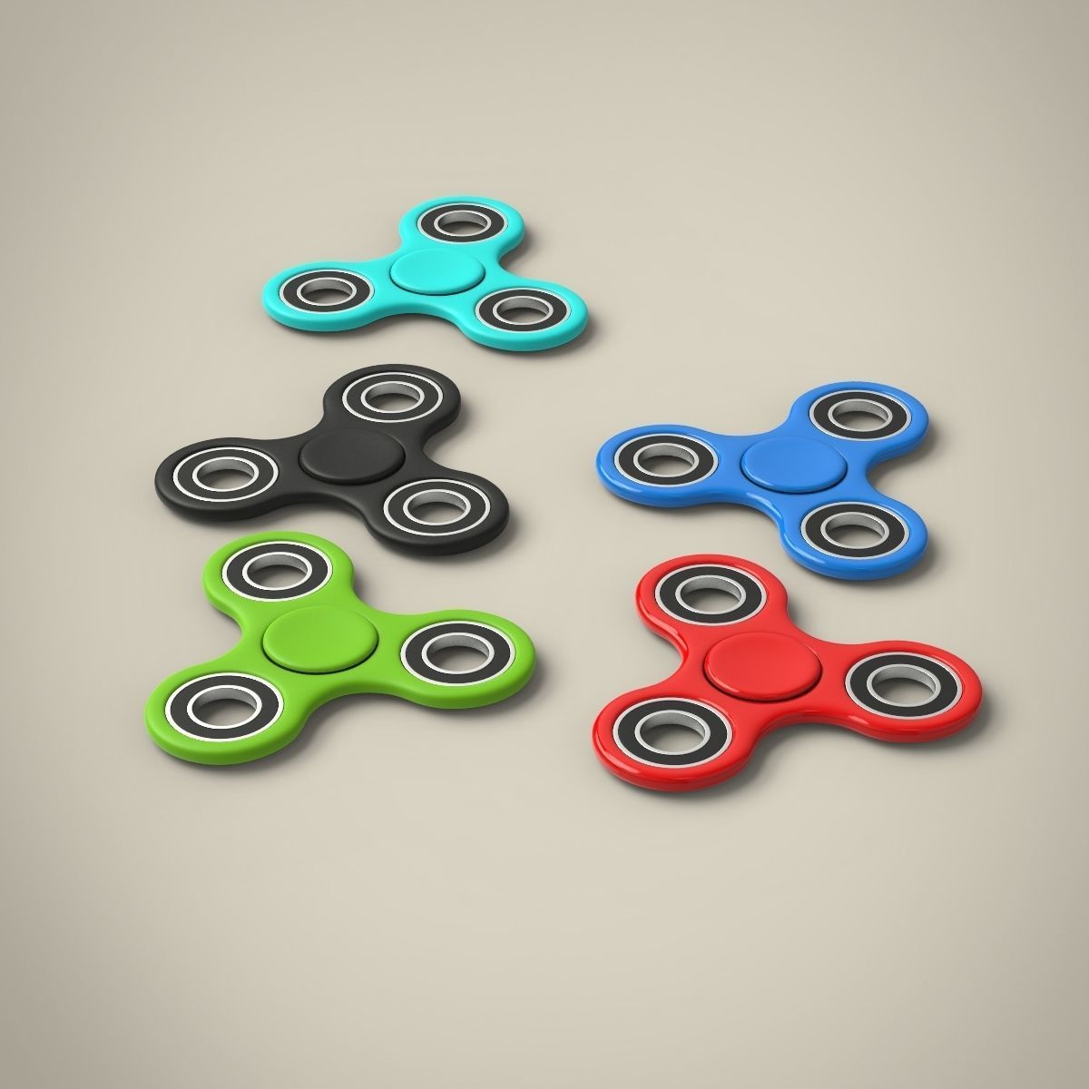 Fidget Spinner 3D model_6